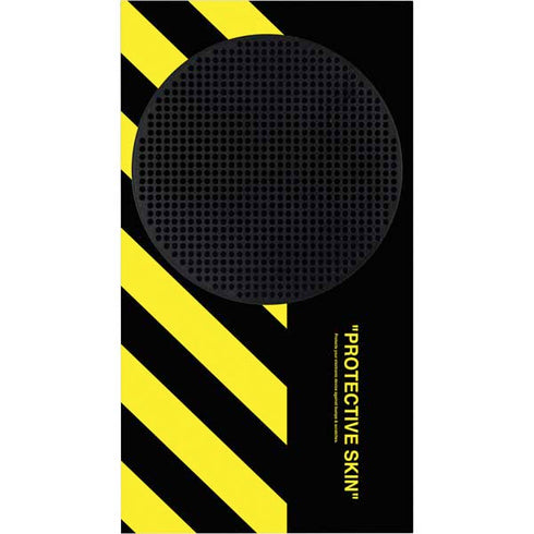 Black and Yellow Stripes Xbox Series S Skins